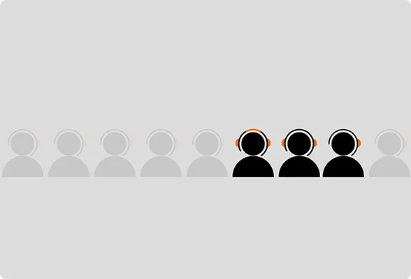WiTalk9 and WiTalk9 X headsets are perfectly compatible within 9-person hub-free system.